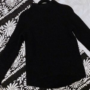 Madewell Black Mockneck Sweater